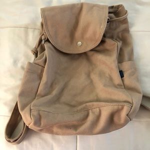 Tan baggu backpack